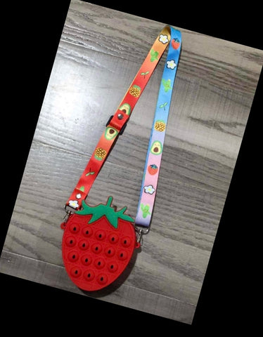 Strawberry Popper Purse